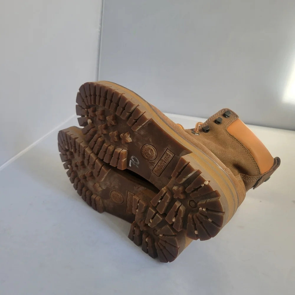 Timberland Women Tan Leather Boots Size 6 - Picture 3 of 4